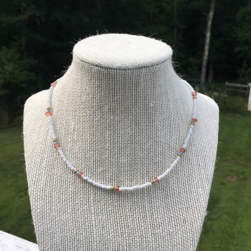 VSCO Seed Bead Seaside Necklace/Choker